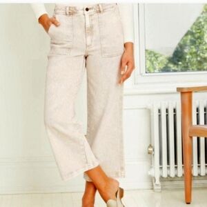 Universal Thread Highest Rise Wide Leg Stone Colored Jeans. Size 16